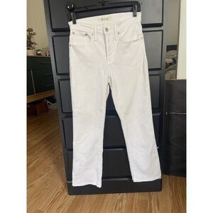 Madewell Cali Demi Boot Cut Women's Jeans White‎ 26 Denim